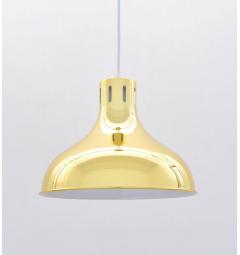 Lampadario a sospensione stile industriale Corrado Oro