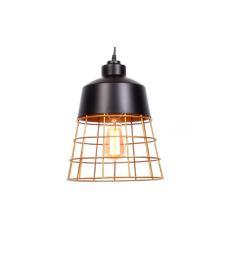 Lampadario a sospensione vintage Bagsy Nero