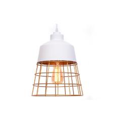 Lampadario a sospensione vintage Bagsy Bianco