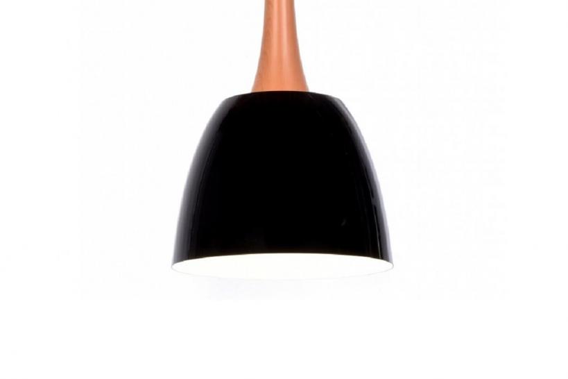 Lampadario a sospensione vintage Derby Nero