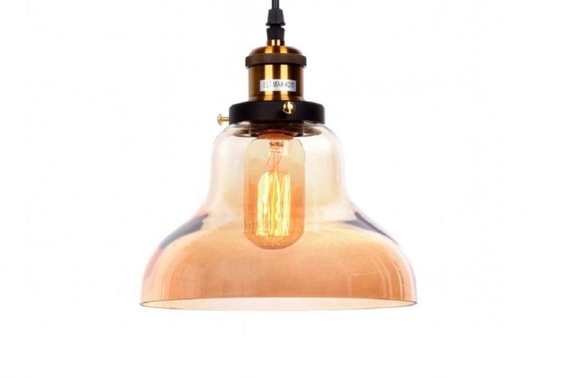 Lampadario a sospensione Zubi Ambra Lampadario a sospensione Zubi Ambra
