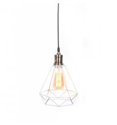 Lampadario a sospensione vintage Cobi Bianco