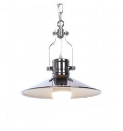 Lampadario a sospensione stile industrialeIdeal Lux Seaman Cromato