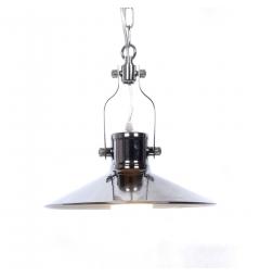 Lampadario a sospensione stile industrialeIdeal Lux Seaman Cromato