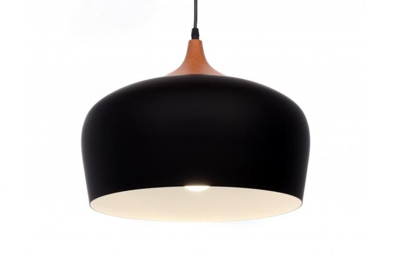 Lampadario a sospensione vintage 7918 Nero