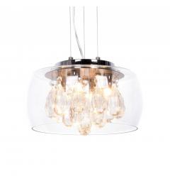 Ideal Lux AUDI Lampadario a sospensione Tosso D30 Trasparente