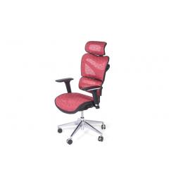 Poltrona ergonomica da ufficio 726B Rosso