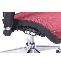 Poltrona ergonomica da ufficio 726B Rosso