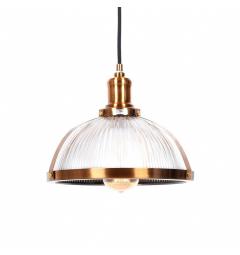 Lampadario a sospensione stile industriale Brico Ottone