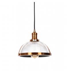 Lampadario a sospensione stile industriale Brico Ottone