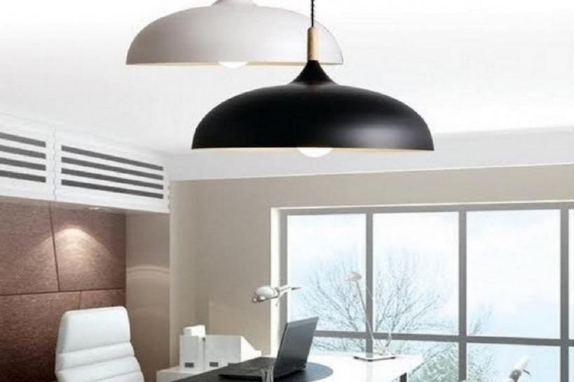 Lampadario a sospensione vintage 7899 Nero