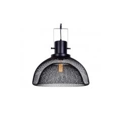 Lampada a sospensione in stile industriale vintage gabbia GLENCOR Nero