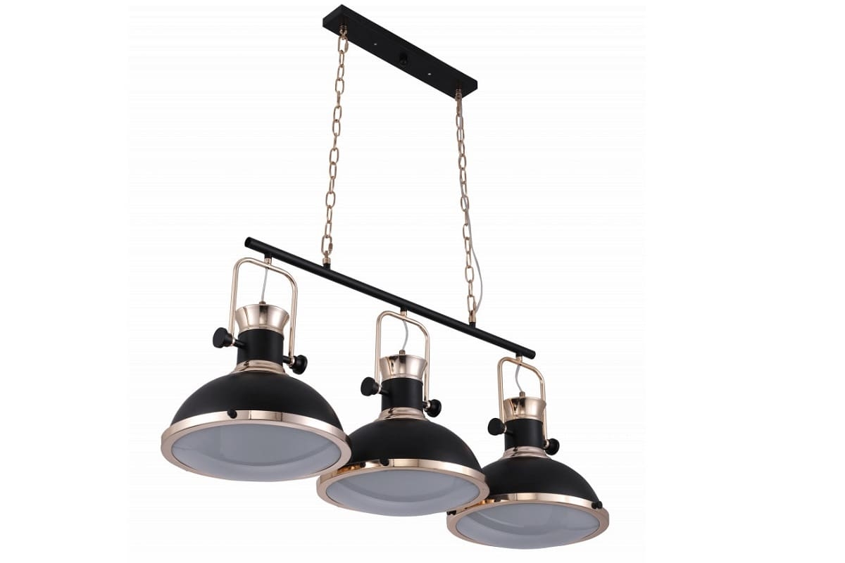 Plafoniere Industriali Vintage : Lampadario a sospensione industriale vintage loft metallo nero luce