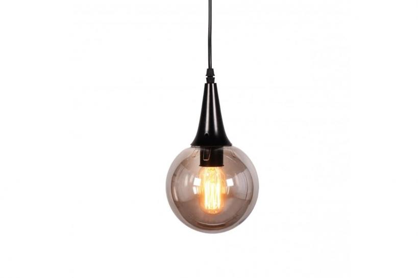 Lampada a sospensione stile industriale vintage ROCHERRO Nero