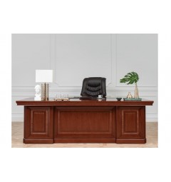 Completo ufficio PRESTIGE B710 in stile classico con scrivania 2,4 Metri