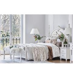 Panca fondo letto legno bianco in stile provenzale PRINCES 858