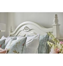 letto matrimoniale 180x200 stile provenzale legno bianco