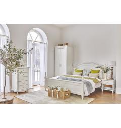 letto matrimoniale provenzale bianco