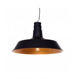 Lampadario a sospensione stile industriale Saggi Nero