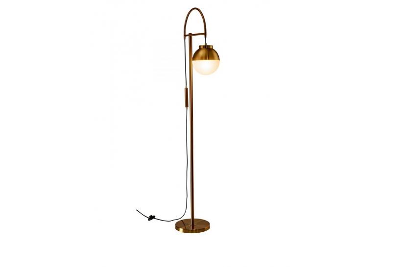 Lampada da terra vintage in Ottone BERTINI Lampada da terra vintage in Ottone BERTINI
