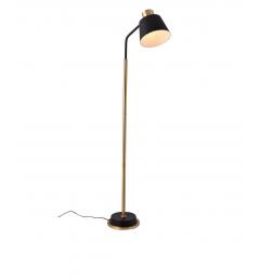 Lampada da terra stile vintage in metallo colore oro e nero ARDINI