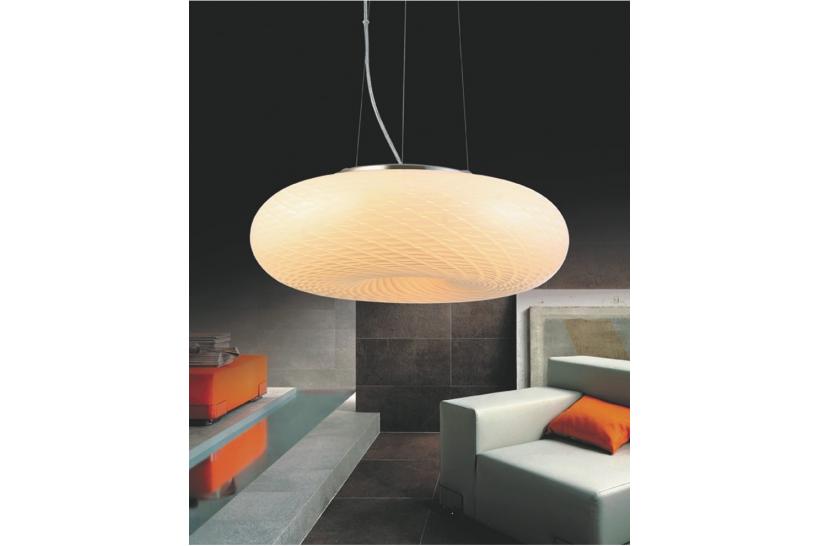 Lampadario a sospensione moderno in vetro - Arrediorg Lampadario a sospensione moderno in vetro - Arrediorg