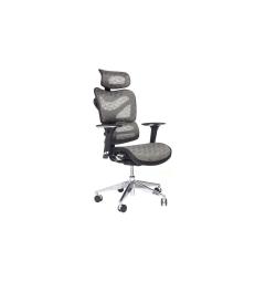 sedie d'ufficio ergonomiche grigio