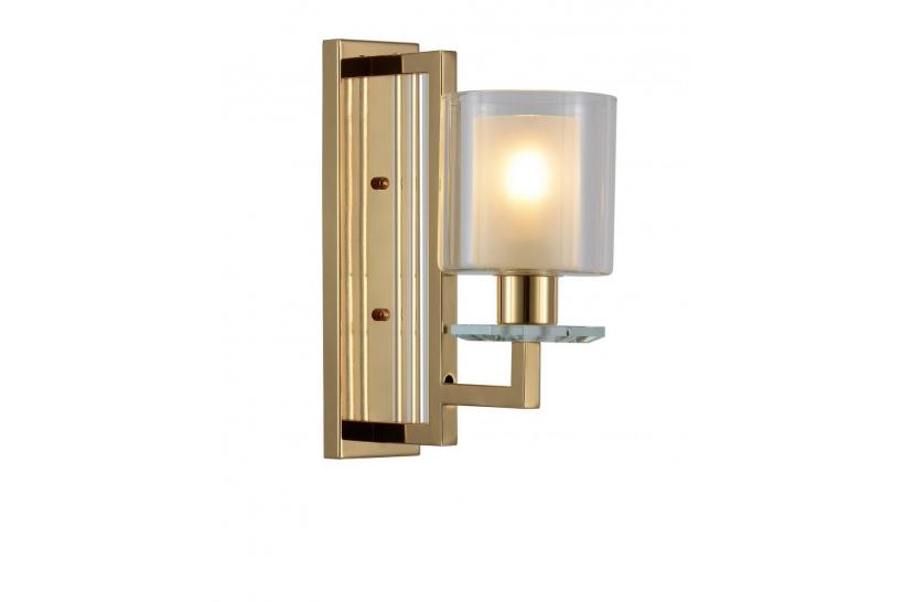 Applique lampada da parete moderno di metallo colore oro MANHATTAN W1