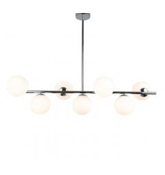 Lampadario a sospensione di design moderno FREDICA W7 Cromo