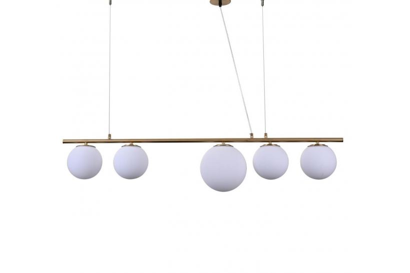 Lampadario a sospensione di design moderno BARISTICA W5 Ottone