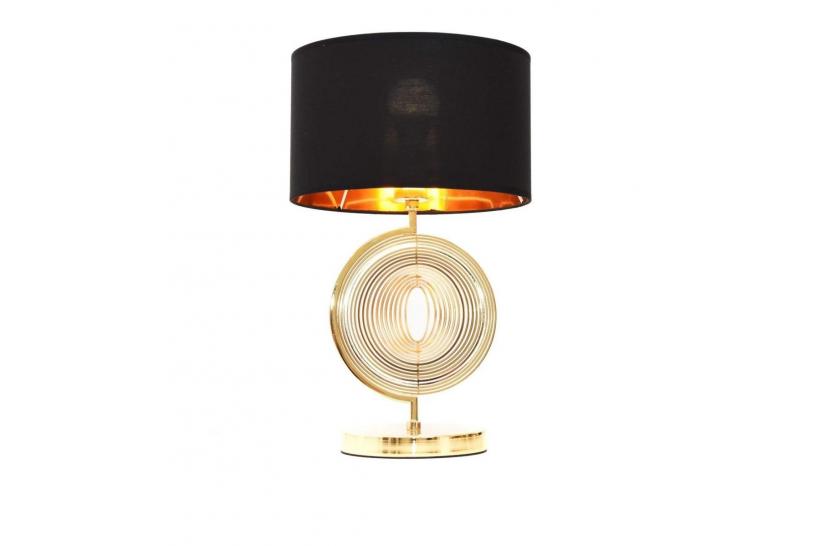 Lampada da tavolo comodino glamour MONTERONI Nero-Oro Lampada da tavolo comodino glamour MONTERONI Nero-Oro