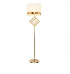 Lampada da terra glamour BENARDI Bianco-Oro