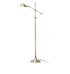 Lampada da terra CANDINO é una lampada in stile vintage struttura e base in metallo colore ottone.