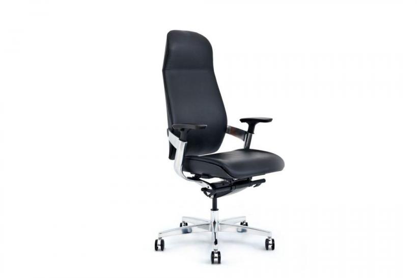 sedia pc ergonomica in pelle nera su ruote sedia pc ergonomica in pelle nera su ruote