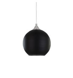 Lampada a sospensione di design a sfera in vetro Nero LOBOS D20