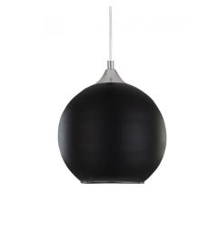 Lampada a sospensione di design a sfera in vetro Nero LOBOS D30