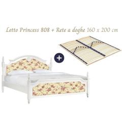 letto provenzale matrimoniale imbottito