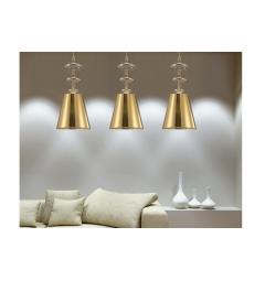 Lampadario design a sospensione colore oro