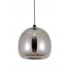 Lampada a sospensione moderno di design scandinavo in vetro colore grigio fumo CESIO