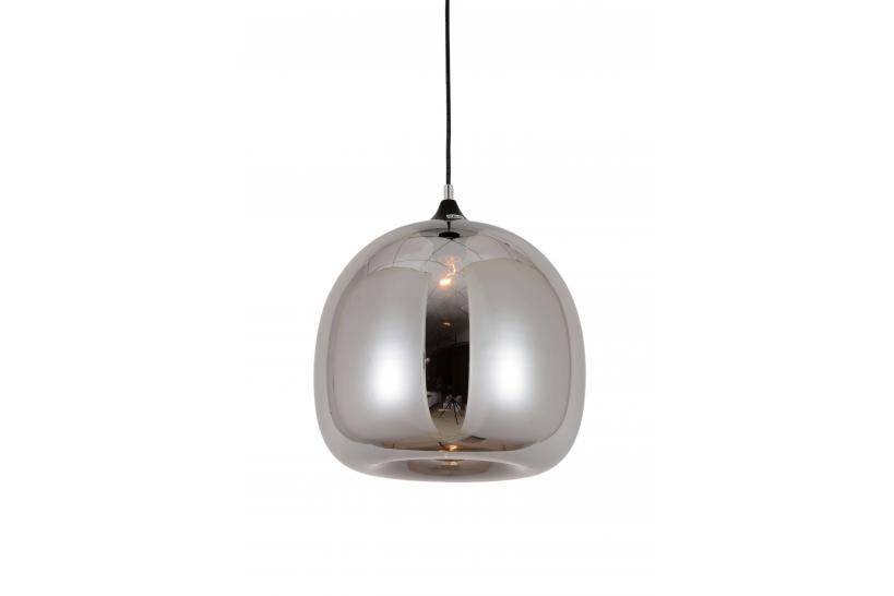 Lampada a sospensione moderno di design scandinavo in vetro colore grigio fumo CESIO