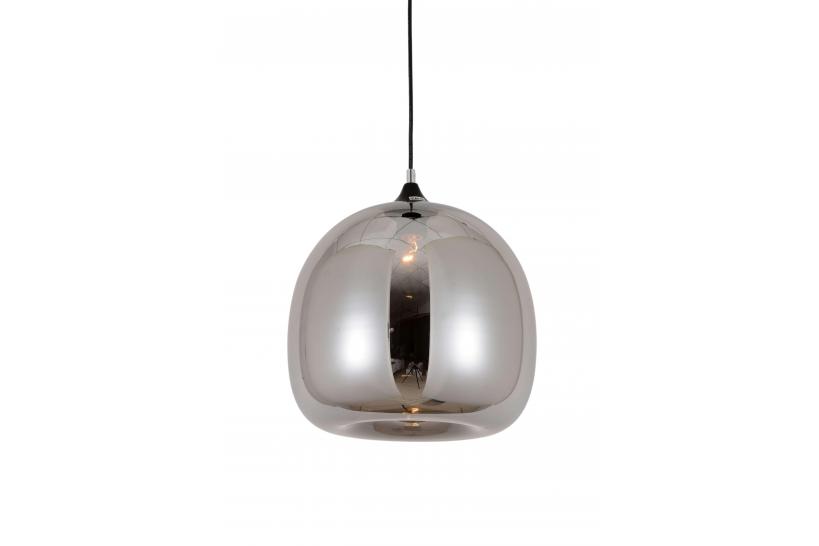 Lampada a sospensione moderno di design scandinavo in vetro colore grigio fumo CESIO