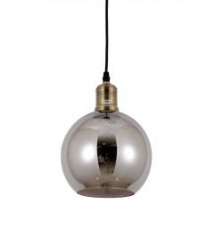 Lampada design a sospensione sfera in vetro oscurato