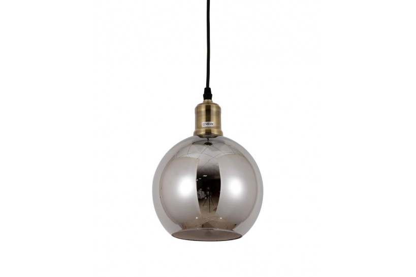 Lampada design a sospensione sfera in vetro oscurato