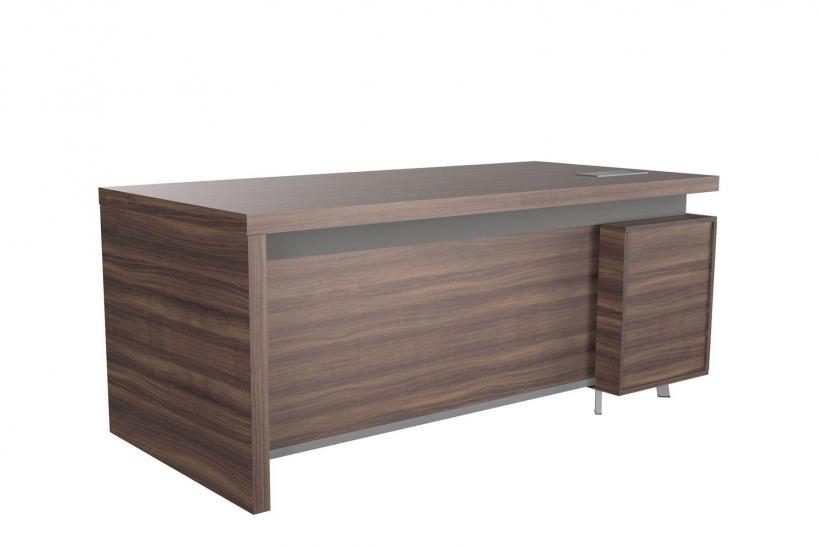 Logan Scrivania in legno per ufficio e studio 170x69cm con cassetti design