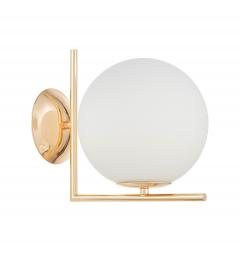 Applique lampada da parete di design colore oro SORENTO D20