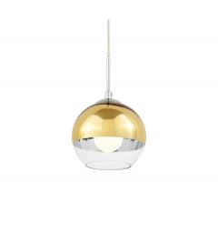 Lampada a sospensione di design a sfera in vetro VERONI D15 Oro