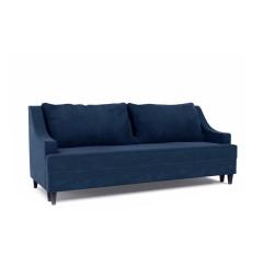 divano velluto blu con letto matrimoniale tre posti princess