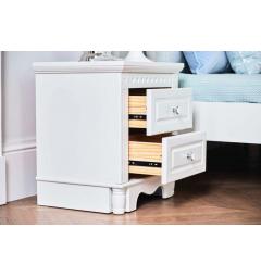 comodino bianco legno stile provenzale