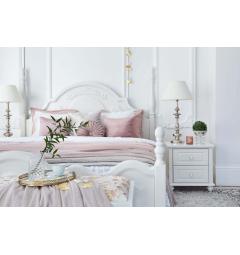 Comodino Princess 879 colore Bianco camera da letto