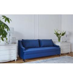 Divano tre posti velluto blue princess